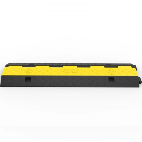 VEVOR Kabelio apsauga 101 x 24,5 x 5 cm, 3 vnt., juoda ir geltona