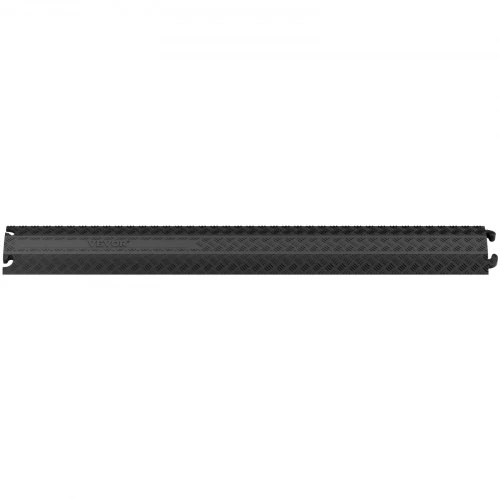 VEVOR Kabelio apsauginė rampa CP-1P-1, juoda, 100 x 13 x 2 cm