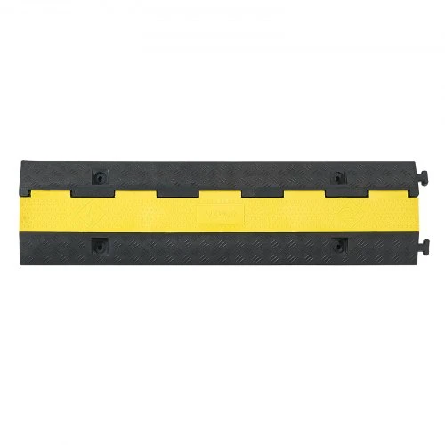 VEVOR Kabelio apsauginė rampa CP-R01, 1 kanalas, 70 x 50 mm, juoda ir geltona, 1 vnt.