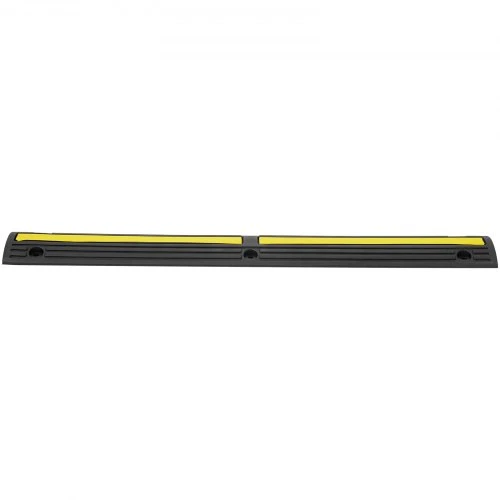VEVOR Kabelio apsaugos rampa, 100 x 15 x 3,1 cm, 4 vnt., juoda / geltona