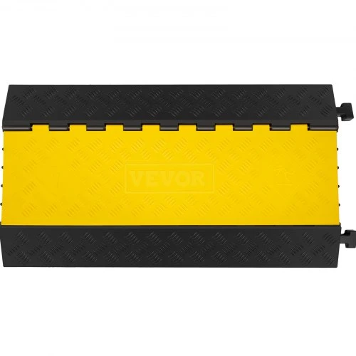 VEVOR Kabelių apsauga 5 kanalų, juoda ir geltona, 88,9 x 50,8 x 5 cm