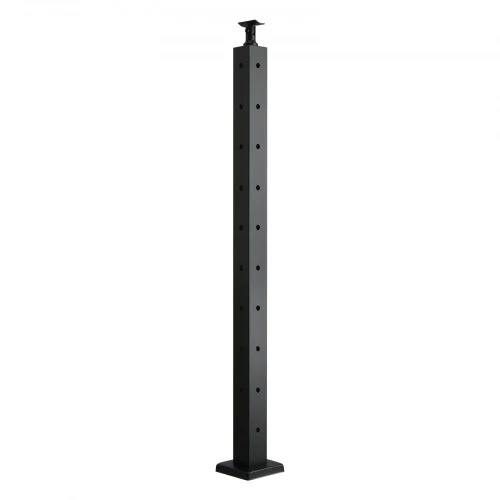 Koduva VEVOR kabelių turėklų kampinis stulpas, 914,4 x 50,8 x 50,8 mm, juodas, 1 vnt.