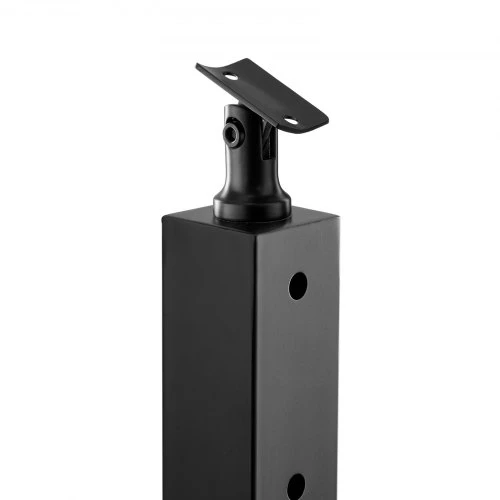 Koduva VEVOR kabelių turėklų stulpas, 36 x 2 x 2 col., horizontalios skylės, juodas