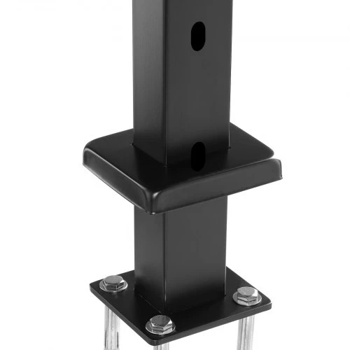 VEVOR Kabelių turėklų stulpas, 42" x 1" x 2", 30° kampinės skylės, 12 išgręžtų skylių