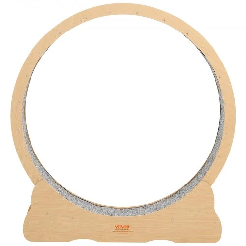 VEVOR Kačių mankštos ratas, 120 cm medinis bėgimo ratas, skirtas katėms iki 12,7kg