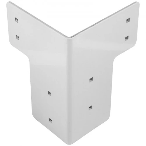 VEVOR Kampiniai laikikliai darbastaliui, 8 vnt., 4 mm, balti, cinkuoto plieno