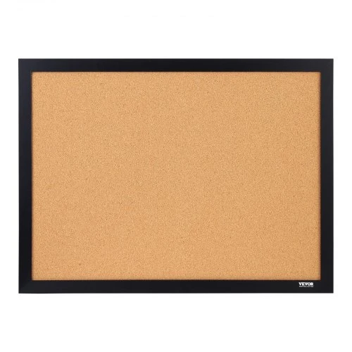 VEVOR Kamštinė lenta, 36 x 24 col., su MDF rėmu, su 10 smeigtukų