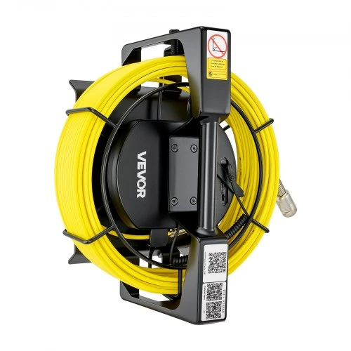 VEVOR Kanalizacijos kamera su WiFi, 30 m vamzdyno kamera, IP68, 12 LED
