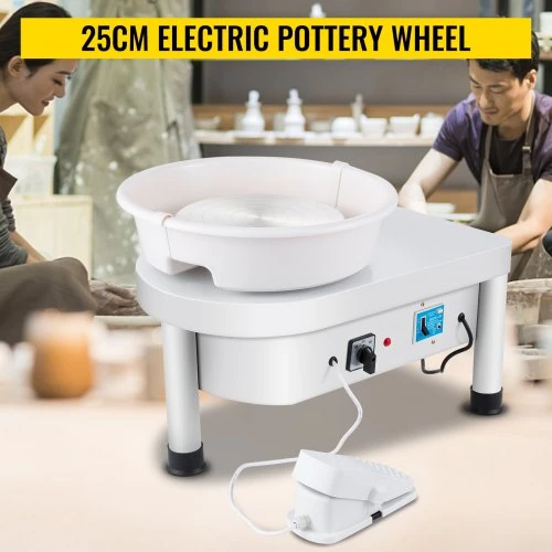 Koduva VEVOR keramikos žiedimo staklės 25 cm, 280 W, su kojiniu pedalu