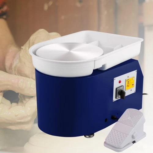 Koduva VEVOR keramikos žiedimo staklės 27,9 cm, 0–300 aps./min, 350 W, mėlyna