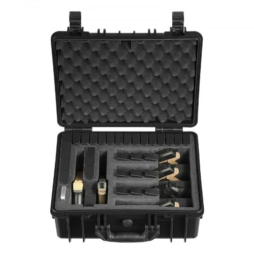 VEVOR Kietas pistoletų dėklas, XPE putų vidus, 475 x 415 x 215 mm