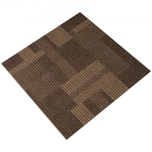 VEVOR Kiliminės plytelės, 24 vnt., 610 x 610 x 6 mm, mišriai rudos