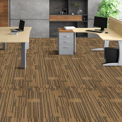 VEVOR Kiliminės plytelės, 500 x 500 x 7 mm, mišri ruda, 12 vnt.