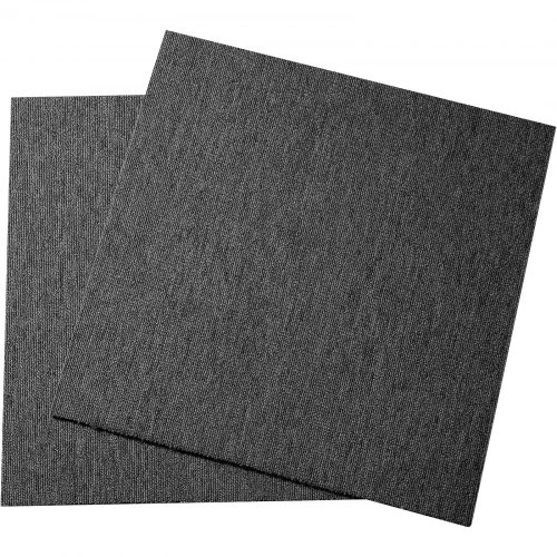 VEVOR Kiliminės plytelės H-05, tamsiai pilka, 20 vnt., 500 x 500 x 5 mm