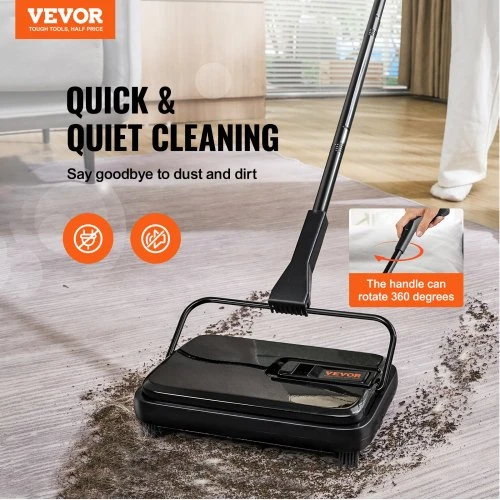 Koduva VEVOR kilimų šluota, 20 cm valymo plotis, rankinė, 300 ml dulkių talpa