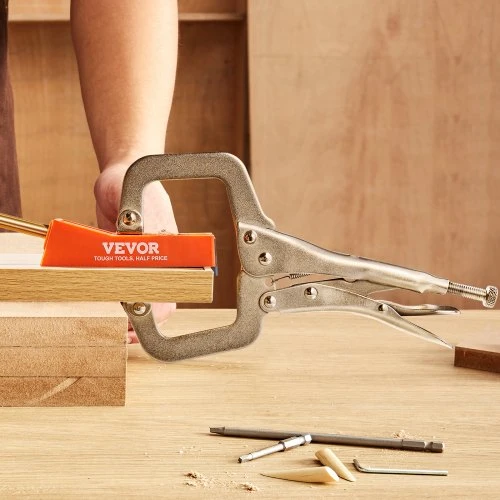 Koduva VEVOR kišeninių skylių šablonas, 56 dalių mini komplektas su 22,9 cm C spaustuku