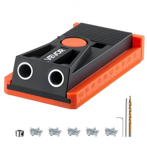 VEVOR Kišeninių skylių šablono rinkinys, reguliuojamas 12,7–38,1 mm
