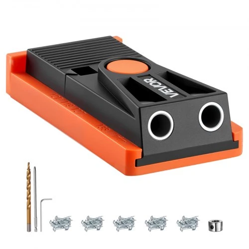 VEVOR Kišeninių skylių šablono rinkinys, reguliuojamas 12,7–38,1 mm