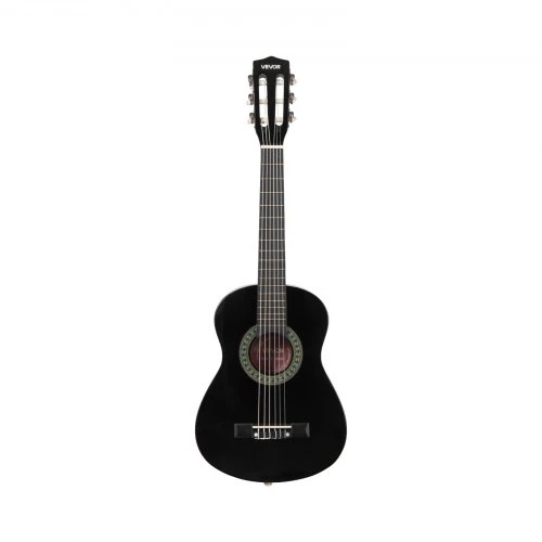 VEVOR Klasikinė gitara, 780 mm, juoda, su priedų rinkiniu