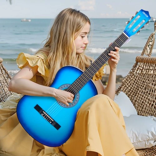 Koduva VEVOR klasikinė gitara 960 mm, mėlyna