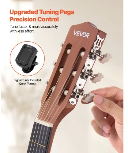 VEVOR Klasikinė gitara M5821, 900 mm, natūrali