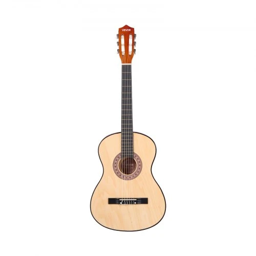 VEVOR Klasikinė gitara M5831, 960 mm, natūrali, su priedų rinkiniu
