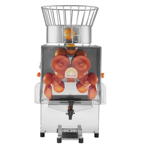 VEVOR Komercinė apelsinų sulčiaspaudė, 120 W, automatinė, nerūdijančio plieno