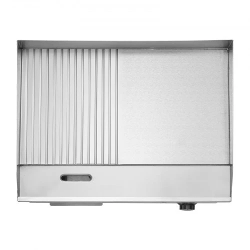 VEVOR Komercinė elektrinė keptuvė-grilis, 535 x 300 mm, 3200 W, 50–300 °C, nerūdijančio plieno korpusas