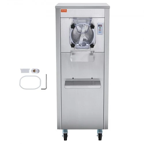 VEVOR Komercinė ledų gaminimo mašina, 18 l/val., 1600 W, vieno skonio, su ratukais