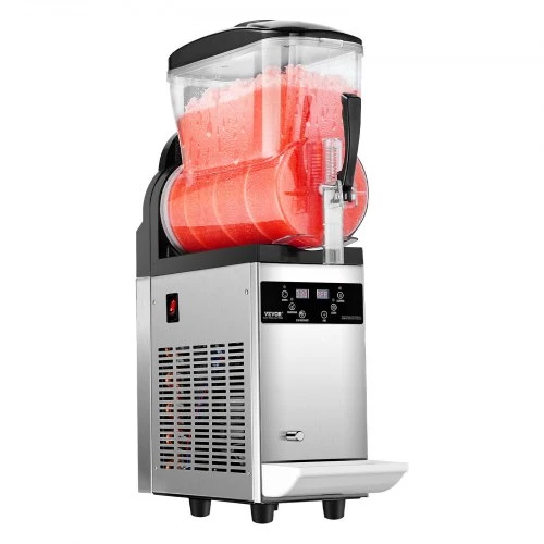 VEVOR Komercinė ledų kokteilių mašina, 12 l, vienas bakas, nerūdijantis plienas, XN120B