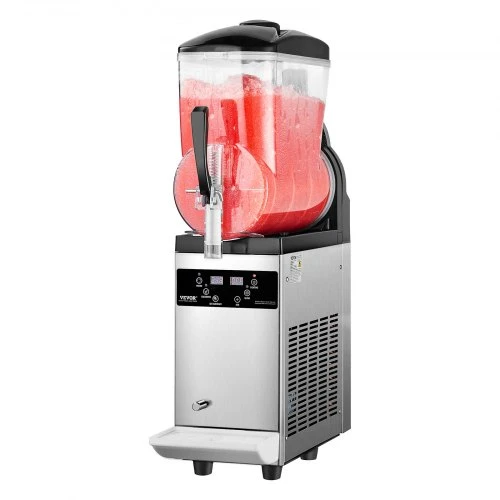 VEVOR Komercinė ledų kokteilių mašina, 12 l, vienas bakas, nerūdijantis plienas, XN120B