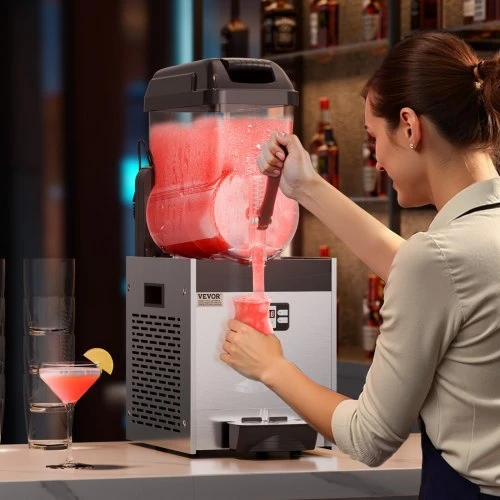 VEVOR Komercinė slushy mašina, 12 l, vienas bakas, XRJ12LX1