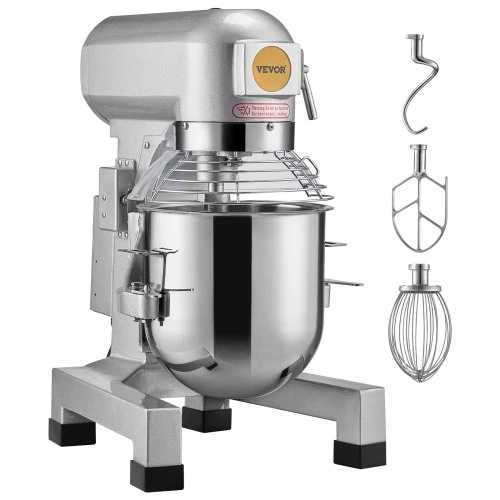 Koduva VEVOR komercinis maisto maišytuvas, 18,7 l, 1100 W, sidabrinis