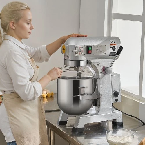 Koduva VEVOR komercinis maisto maišytuvas B30B, 28,5 l, 1100 W, sidabrinis