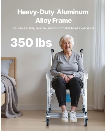 VEVOR Komodos kėdė su ratukais, 159 kg, 5 l