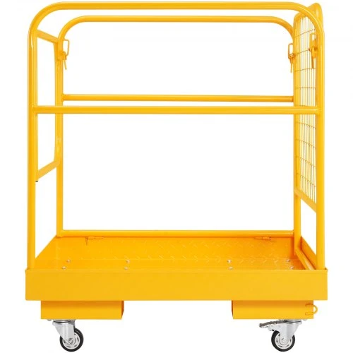 Koduva VEVOR krautuvo saugos platforma, 544,3kg, 91,4 x 91,4 cm, sulankstoma, su fiksuojamais pasukamais ratukais