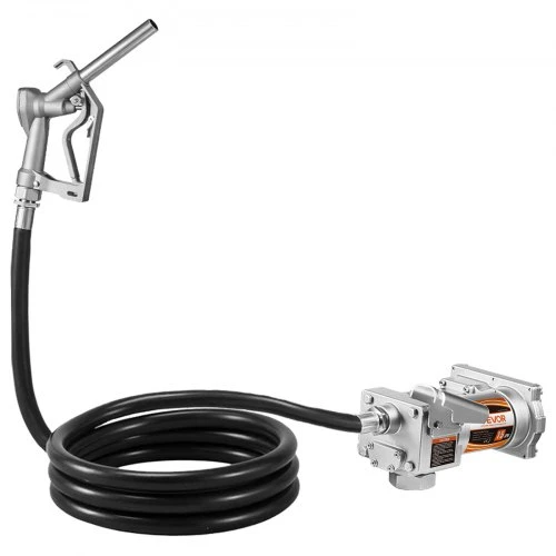 VEVOR Kuro perkėlimo siurblys, 12 V DC, 57 l/min, ketaus, rinkinys su rankiniu uždarymo pistoletu