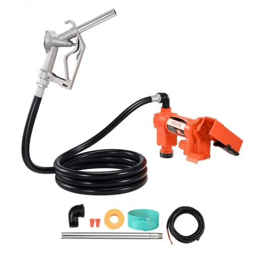 VEVOR Kuro perkėlimo siurblys, 12 V DC, 61 l/min (16 GPM), 186 W, su rankiniu antgaliu