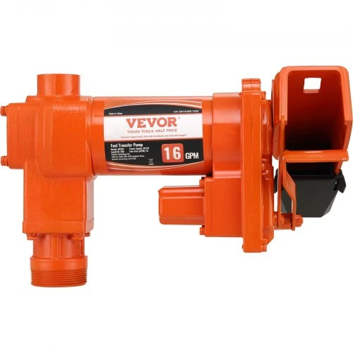 VEVOR Kuro perkėlimo siurblys, 12 V DC, 16 GPM, 1/4 AG, su automatiniu antgaliu
