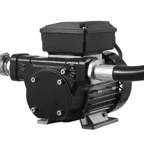 VEVOR Kuro perkėlimo siurblys 230 V, 60 l/min, dyzelinui ir kerosenei, su automatiniu pistoletu ir 2 žarnomis