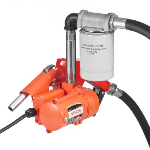 VEVOR Kuro perpylimo pompa, 12V DC, 40 l/min, nešiojamas dyzelino perpylimo rinkinys