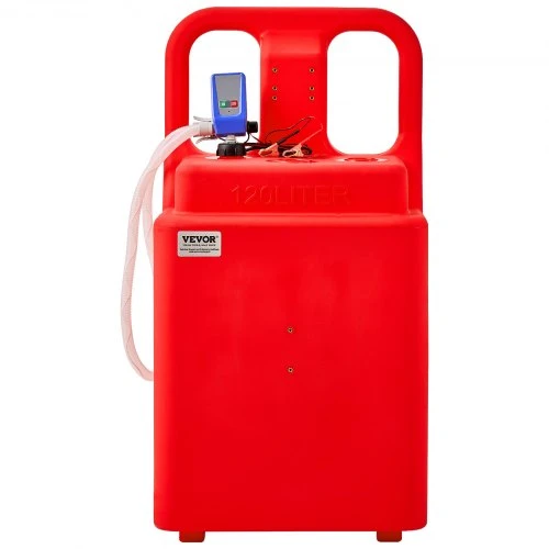 VEVOR Kuro talpa, 32 gal., nešiojama kuro talpa su 12 V DC 2,5 GPM elektriniu kuro siurbliu