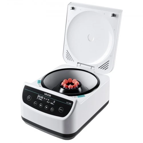 Koduva VEVOR laboratorinė centrifuga, 100–1900 xg, 500–4000 aps./min., 1 rotorius, 2/5/10/15 ml