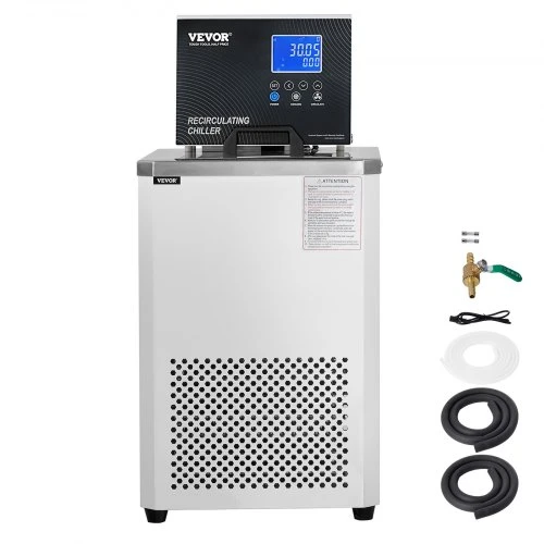Koduva VEVOR laboratorinis chiller cirkuliatorius, 6 l, LCD ekranas, 304 nerūdijantis plienas, DC-0506
