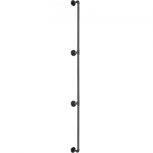 Koduva VEVOR laiptų turėklas, 274,3 cm, juodas, anglinio plieno, sieninis, 200 kg