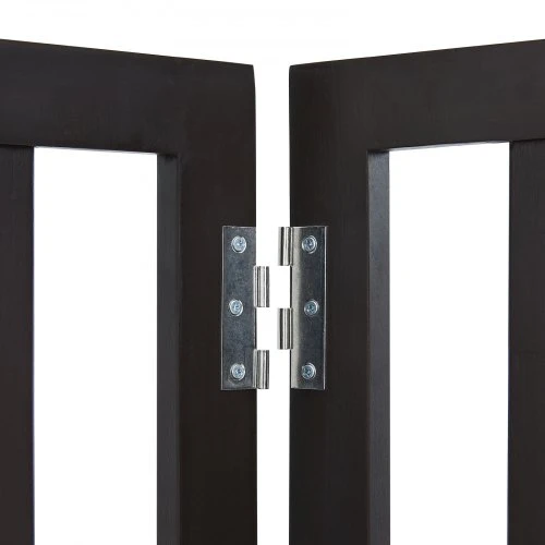 VEVOR Laisvai pastatomas šuns vartelis, 3 panelių, 24" H x 60" W, rudas