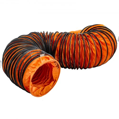 VEVOR Lanksti PVC ortakių žarna, 7,6 m, 10 colių, oranžinė