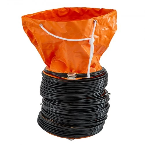 VEVOR Lanksti PVC ortakių žarna, 7,6 m, 10 colių, oranžinė