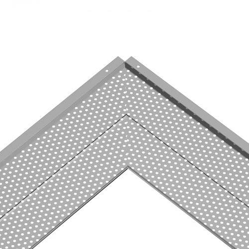 Koduva VEVOR latako apsauga, 152 mm, aliuminio lapų filtras, 52 vnt., 528 cm, 4 mm skylės, 0,5 mm storio