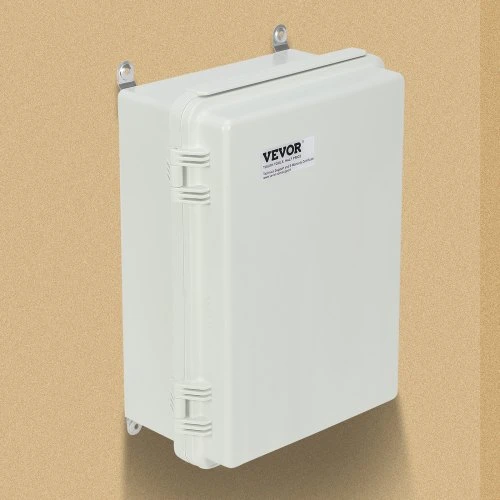VEVOR Lauko elektros jungiamoji dėžė, 430 x 330 x 180 mm, ABS korpusas, su vyriniu dangčiu ir nerūdijančio plieno skląsčiu